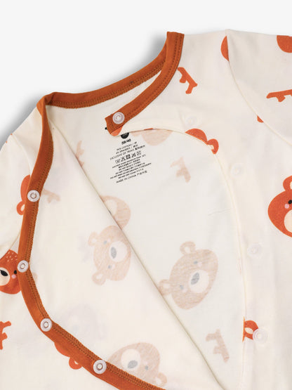 Baby's Romper And Bib Set