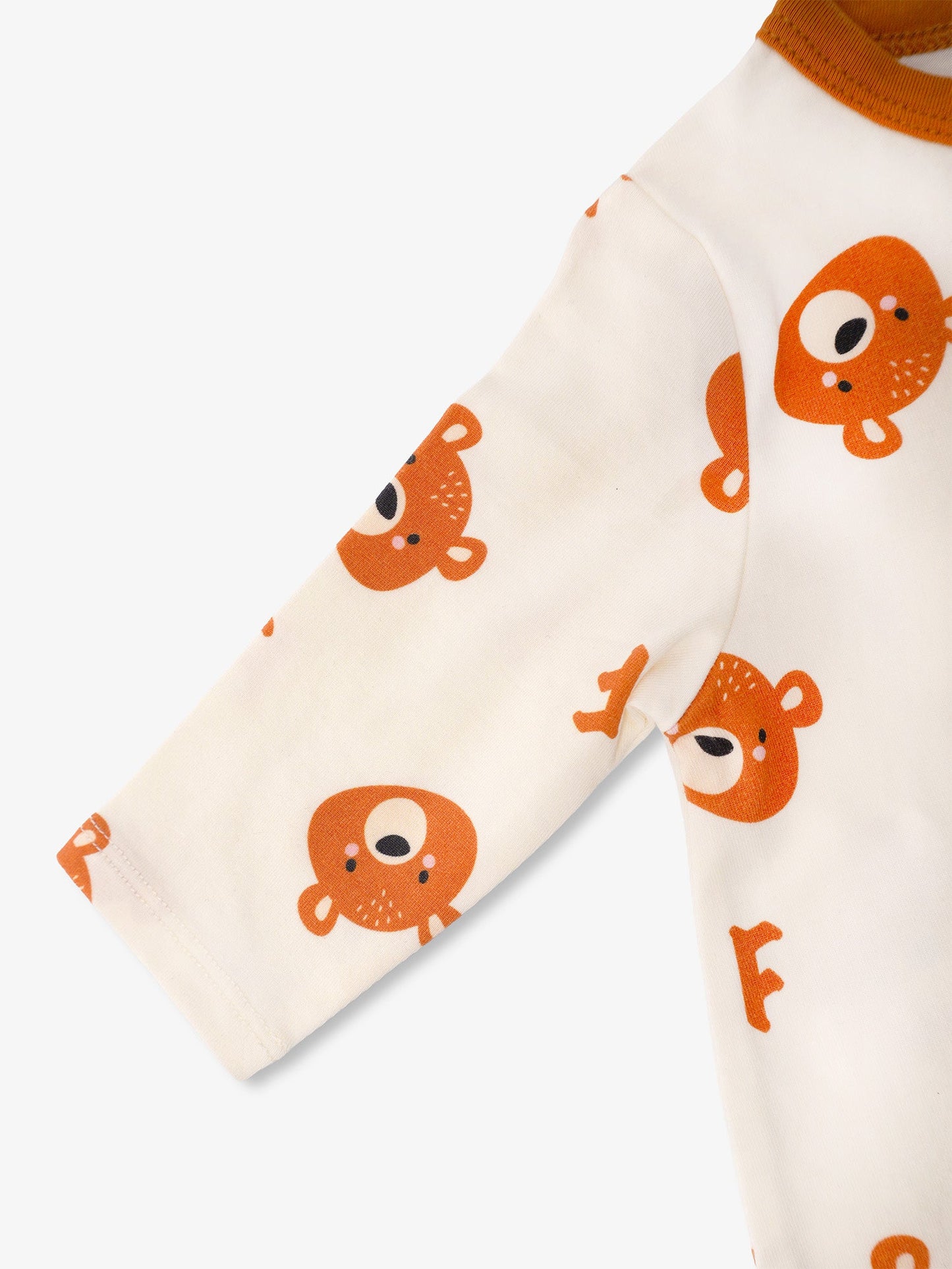 Baby's Romper And Bib Set