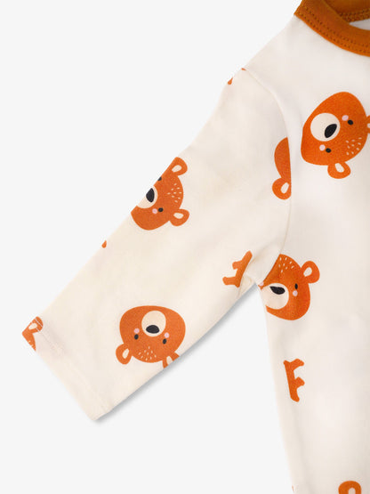 Baby's Romper And Bib Set