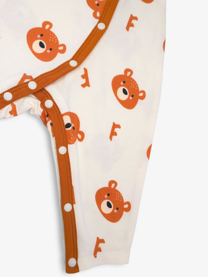 Baby's Romper And Bib Set