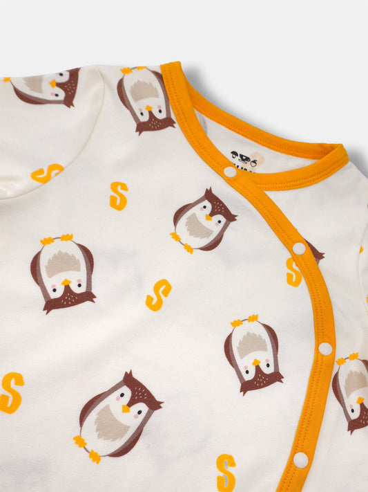 Baby's Romper And Bib Set