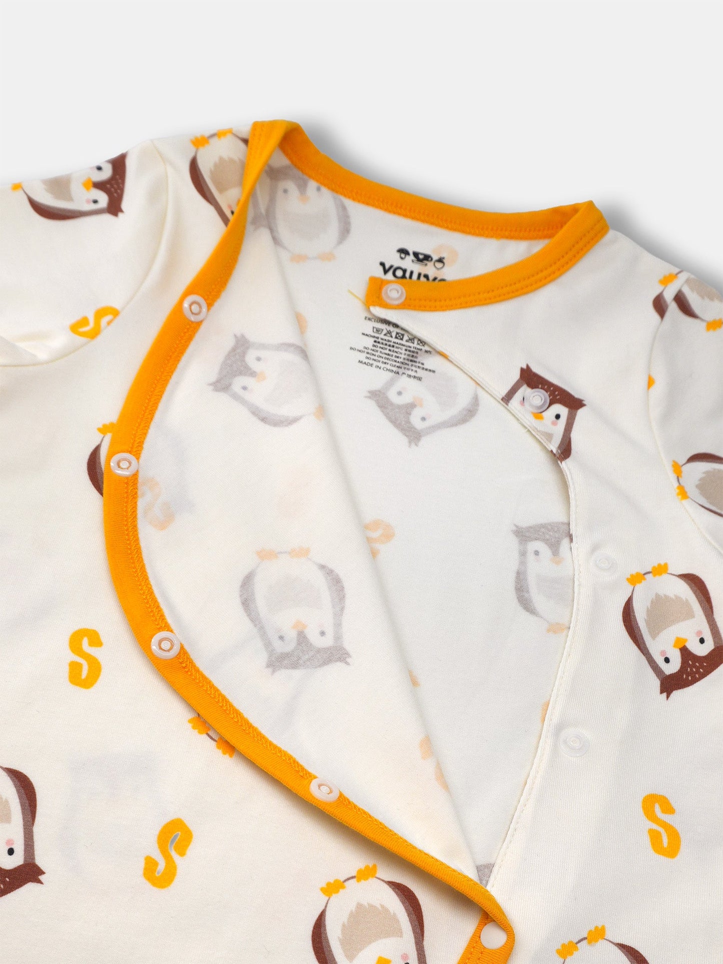 Baby's Romper And Bib Set