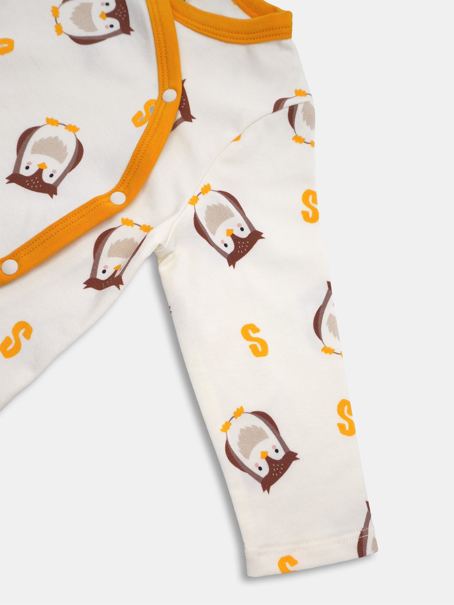 Baby's Romper And Bib Set