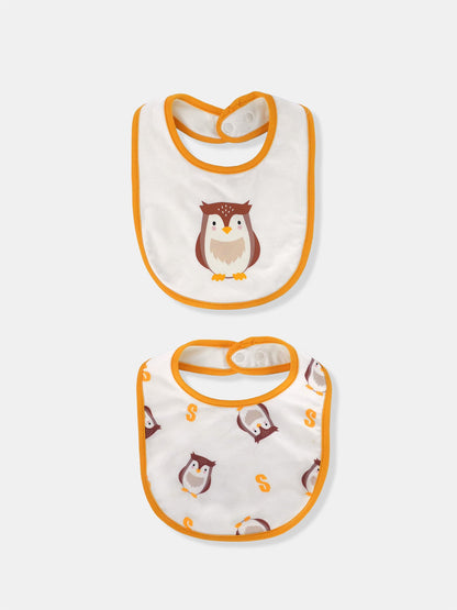 Baby's Romper And Bib Set
