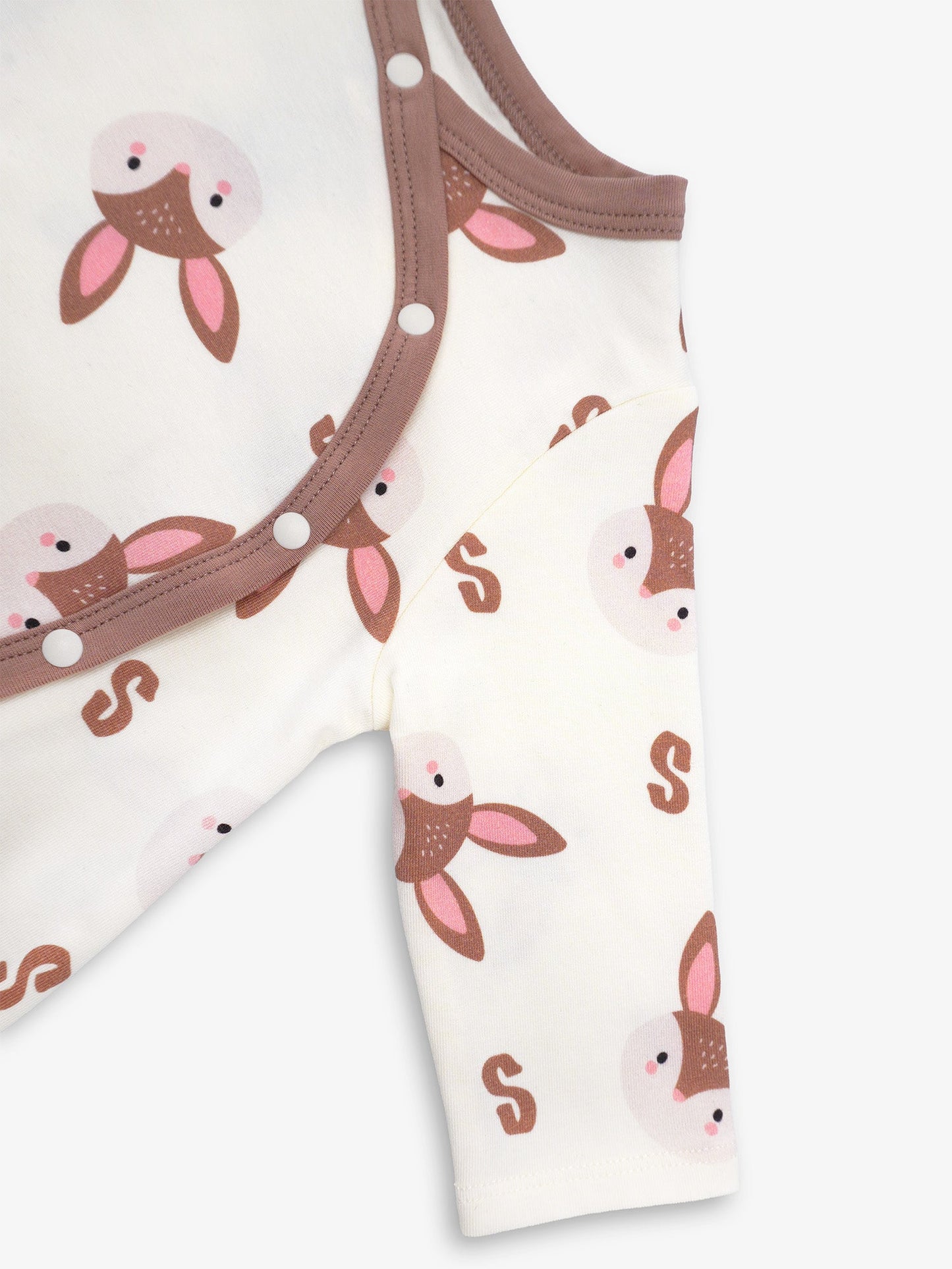 Baby's Romper And Bib Set