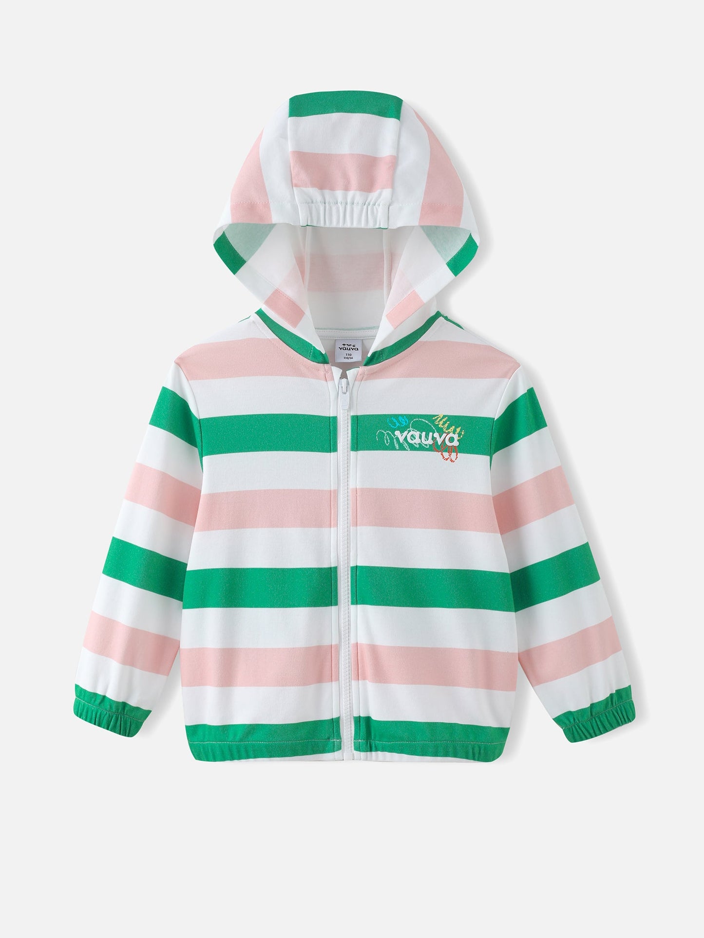 Kids Stripy Hooded Lightweight Jacket