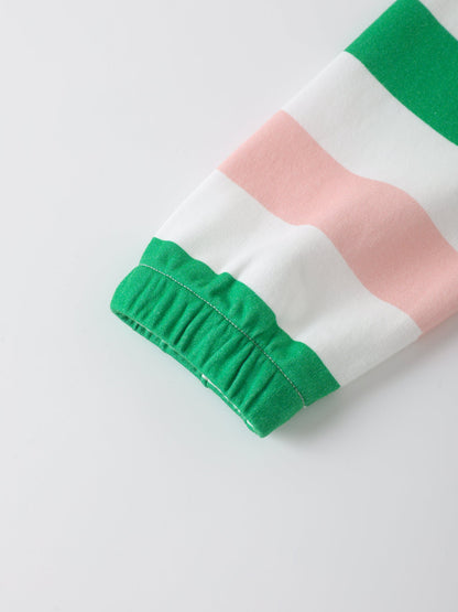 Kids Stripy Hooded Lightweight Jacket