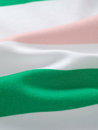 Kids Stripy Hooded Lightweight Jacket