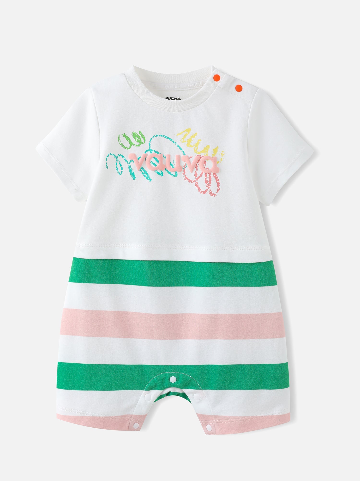 Baby's Graphic Layered Romper