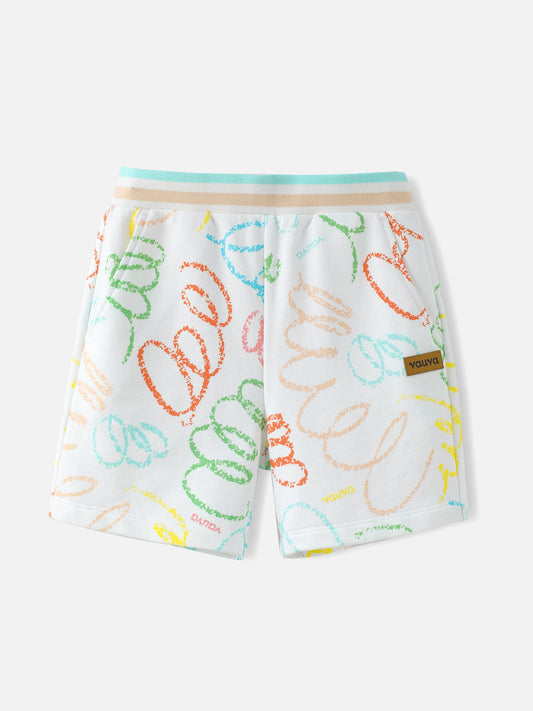 Kids Allover Bermuda Shorts