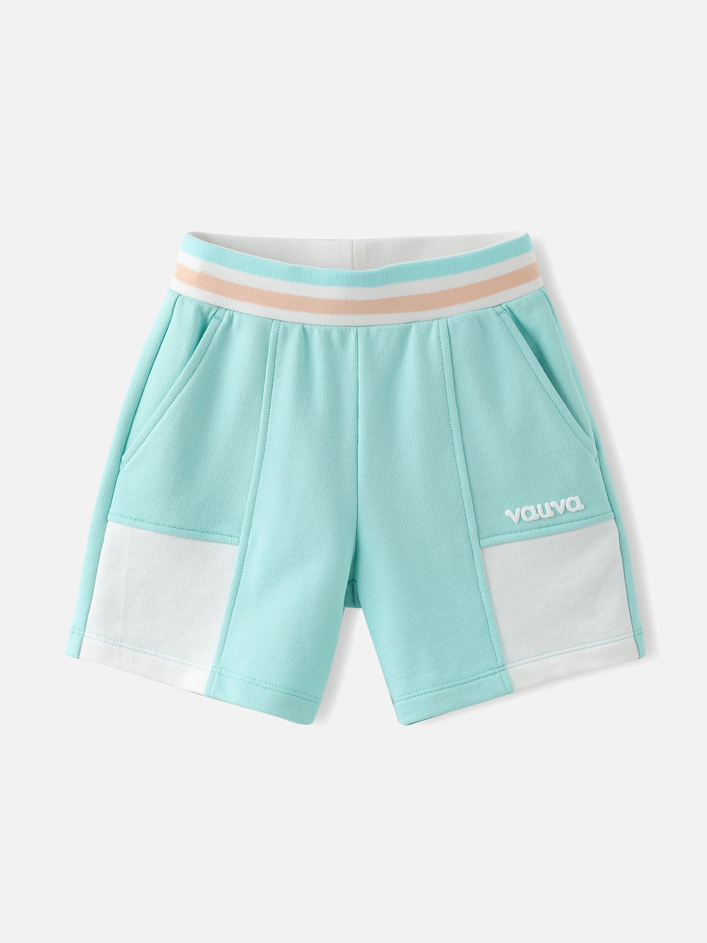 Kids Color Block Bermuda Shorts