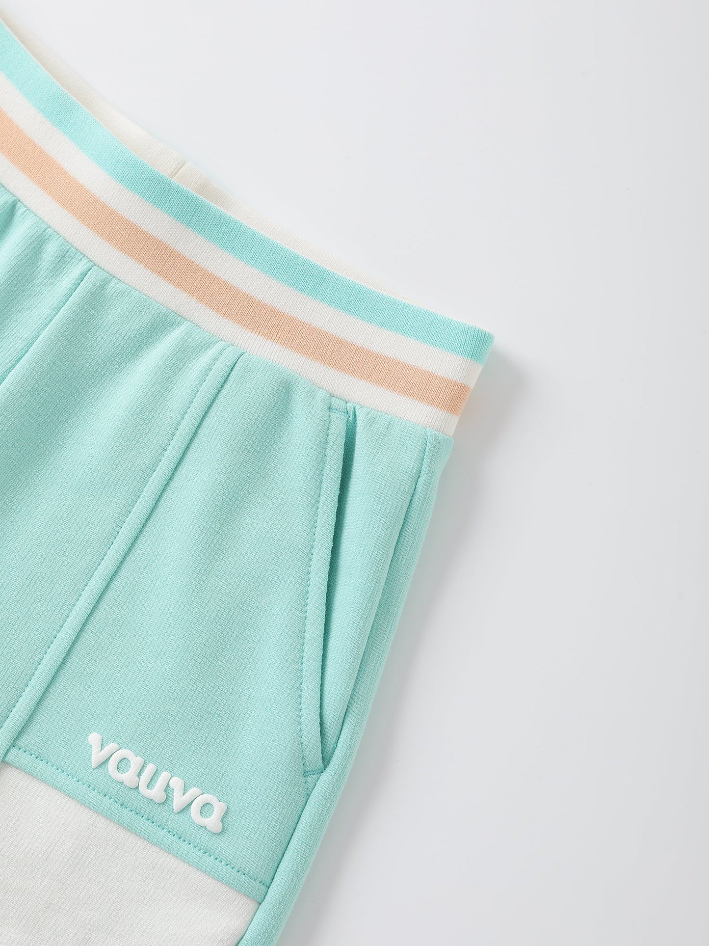 Kids Color Block Bermuda Shorts