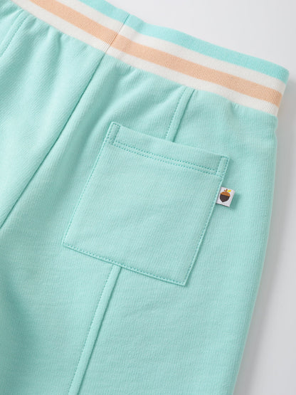 Kids Color Block Bermuda Shorts