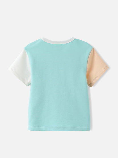 Kids Color Block Graphic Tee