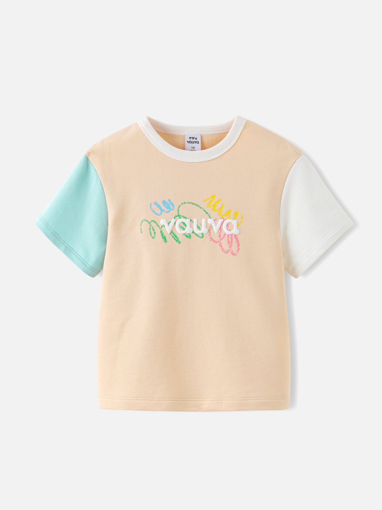 Kids Color Block Graphic Tee