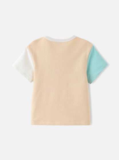 Kids Color Block Graphic Tee