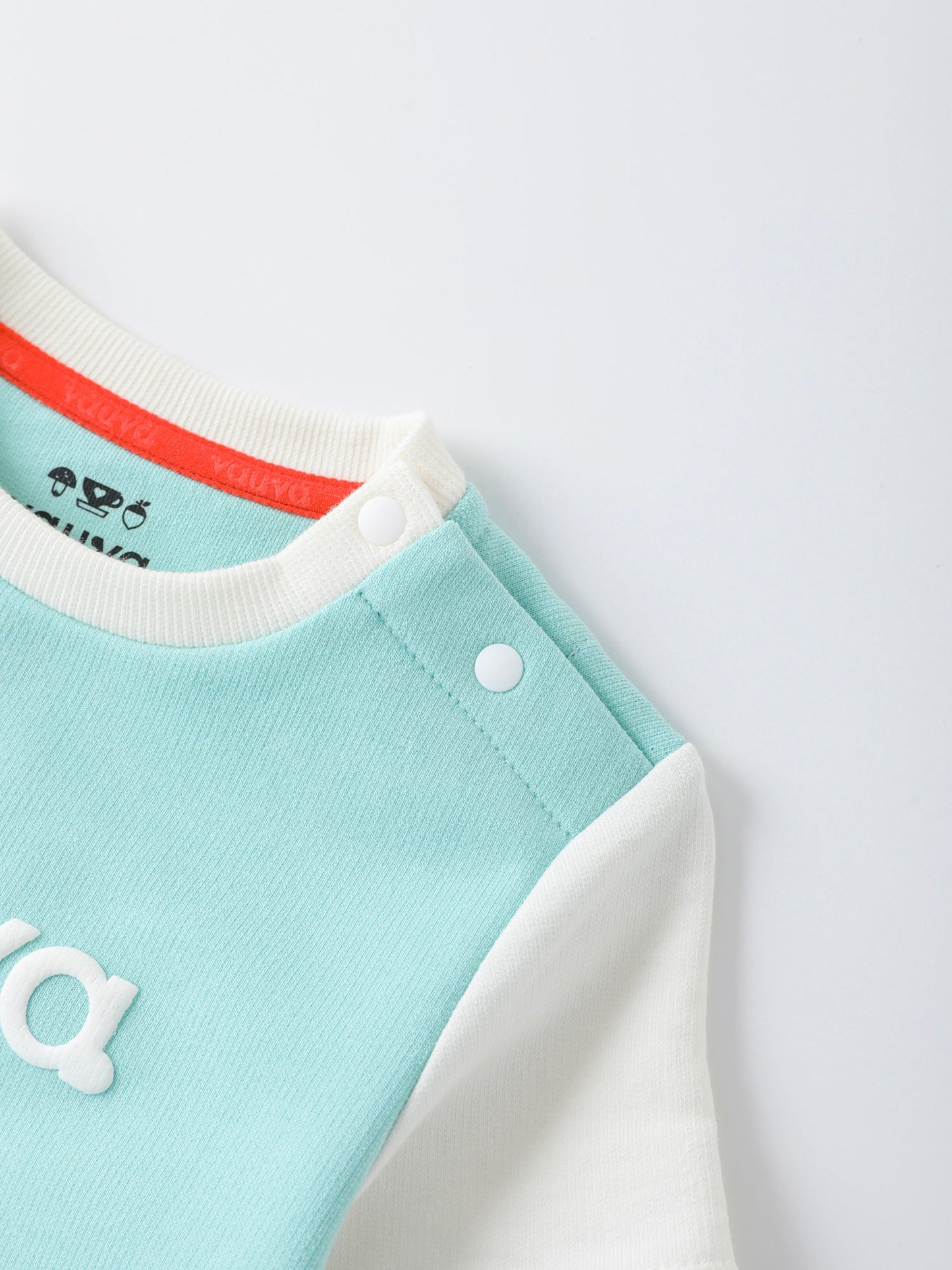 Baby's Color Block Logo Tee