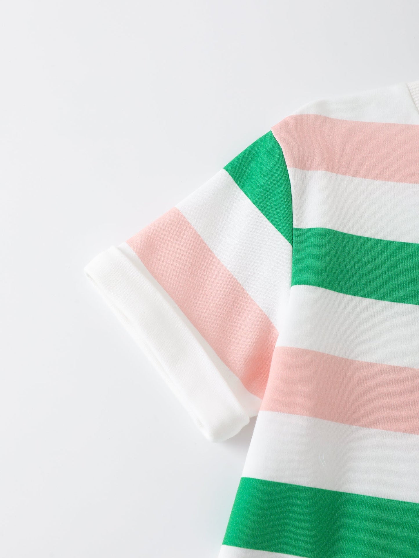Kids Stripy Short Sleeves Tee