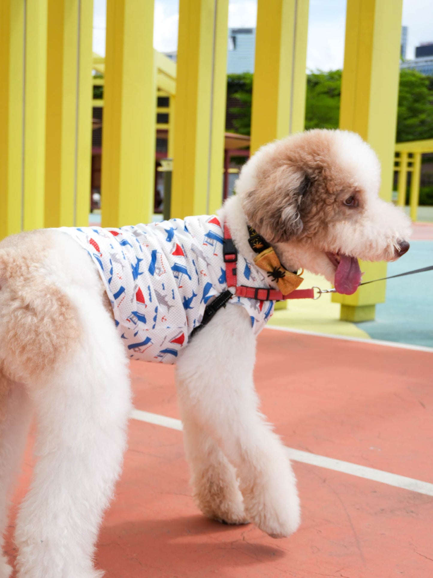 Dogs' Allover Print Vest