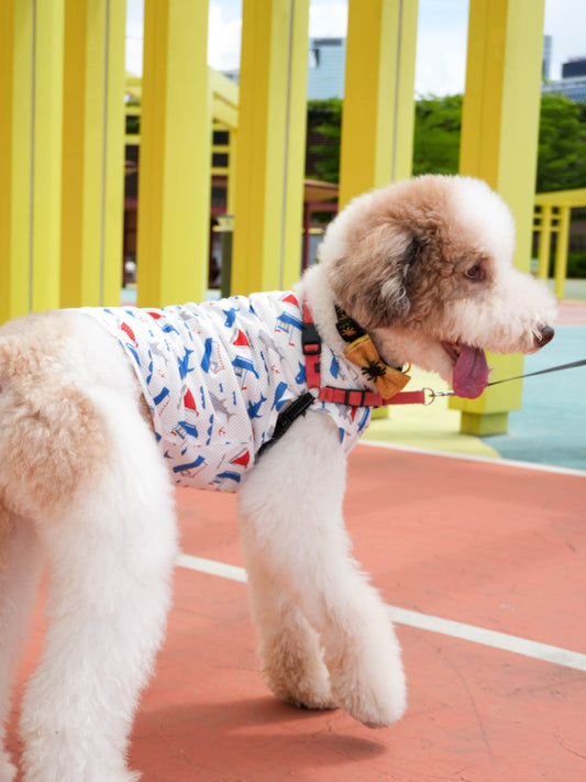 Dogs' Allover Print Vest