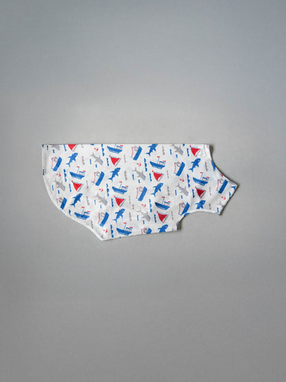 Dogs' Allover Print Vest