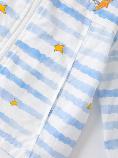 Boys Stripes Hooded Jacket