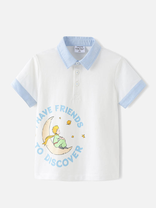 Boys Printed Polo Shirt