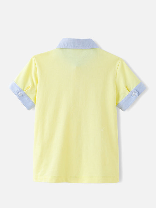 Boys Printed Polo Shirt