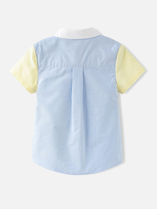 Boys Color Blocked Shirt