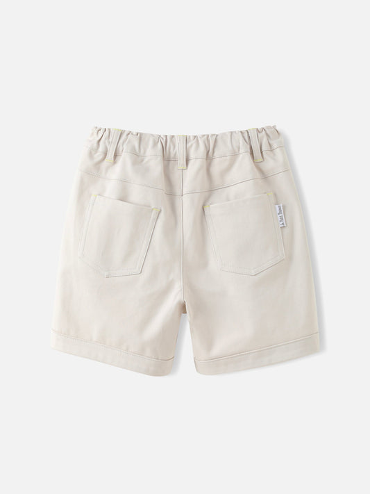 Boys Embroidery Bermuda Shorts