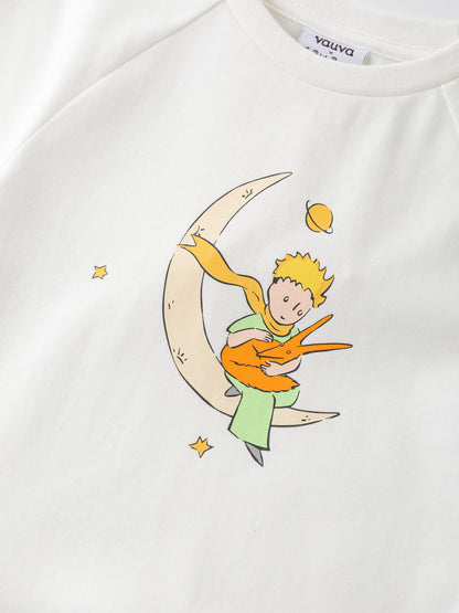 Girls Two Tone Print Dress