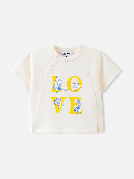 Baby Graphic Short‑Sleeve Sweatshirt