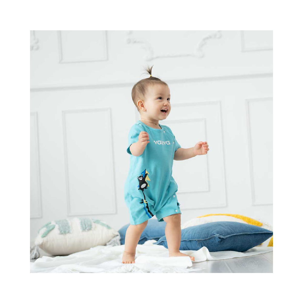 Organic Cotton Baby 2-Packs Fox & Bear Rompers