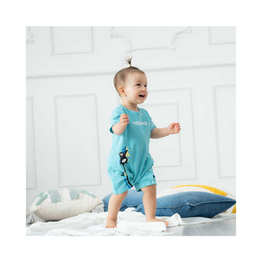 Organic Cotton Baby 2-Packs Fox & Bear Rompers