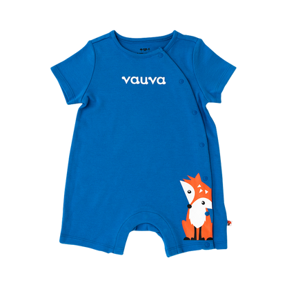 Organic Cotton Baby 2-Packs Fox & Bear Rompers