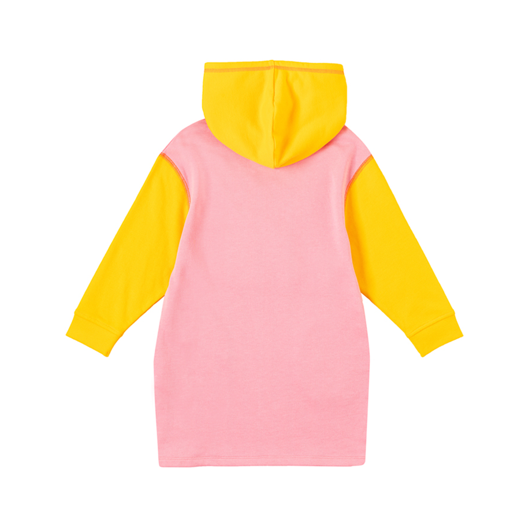 Girls Flower Shrubs Hoodie And Yellow