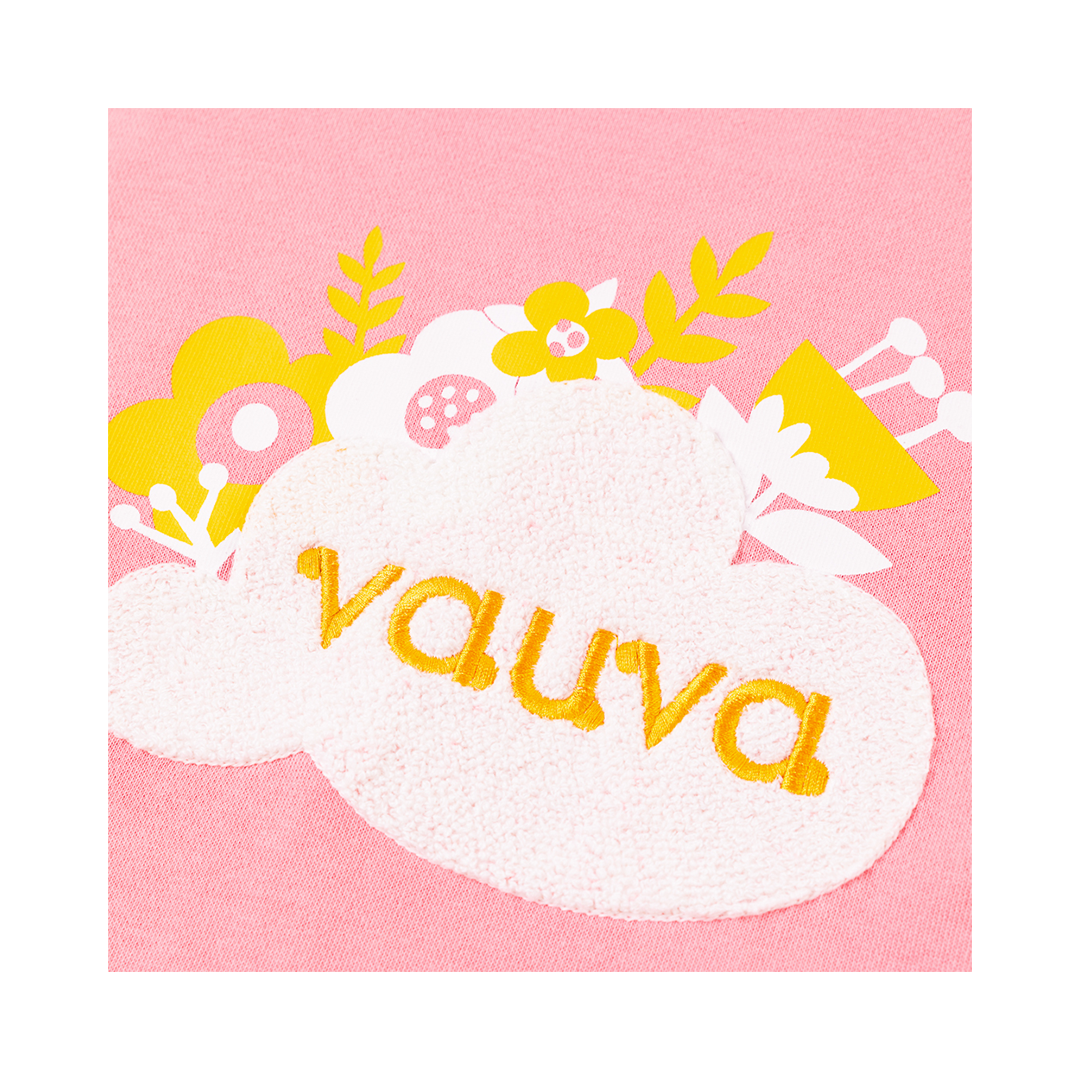 Girls Flower Shrubs Hoodie And Yellow