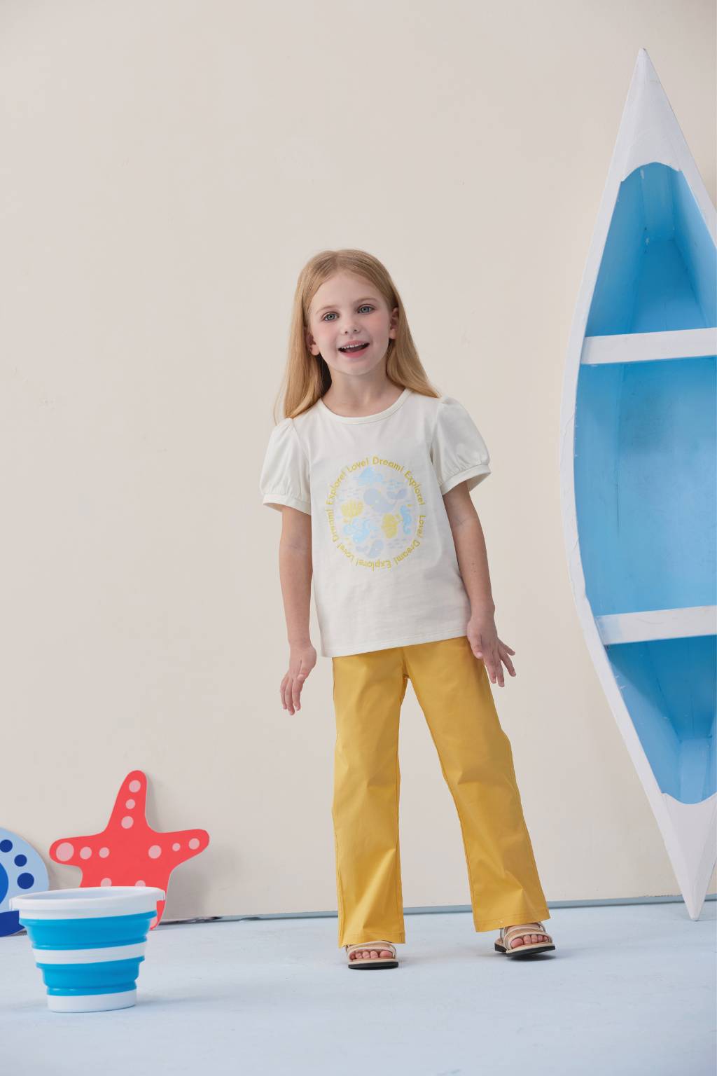 Toddler Girl Plain Print Pants