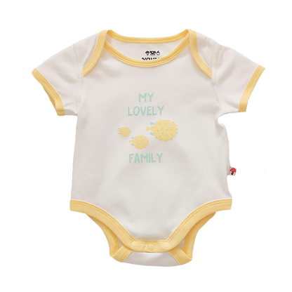Baby Organic Cotton Romper Set - Whale & Fugu