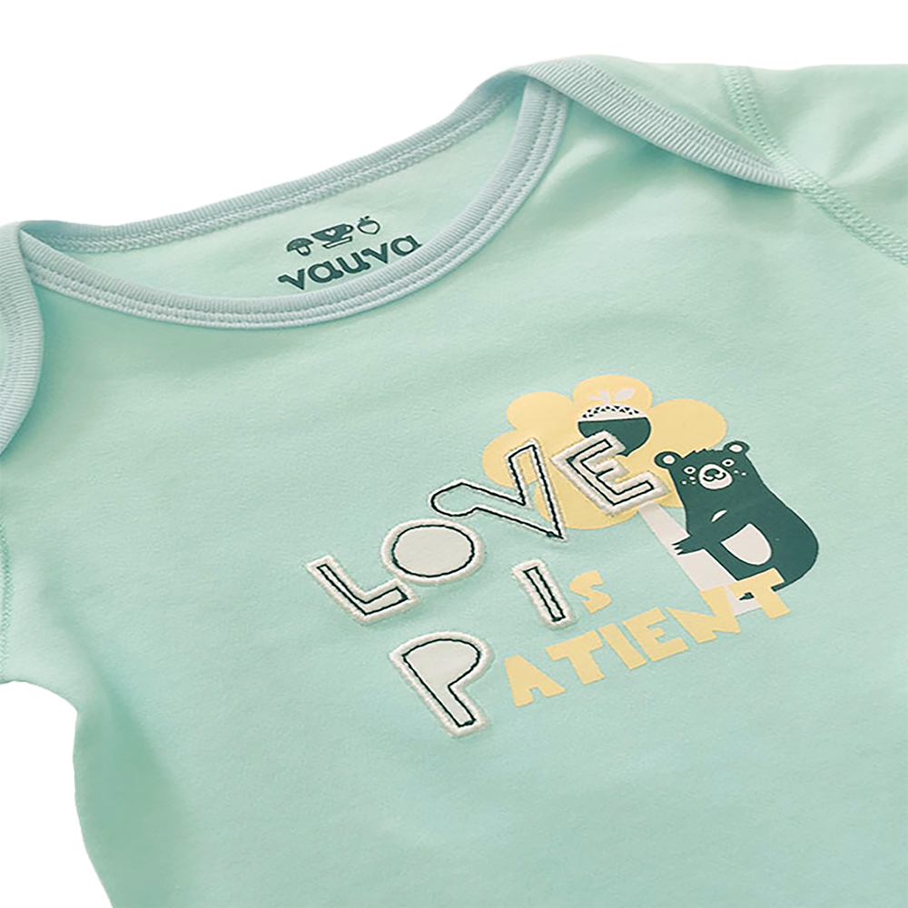 Baby Organic Cotton Romper Set - Bear & Love