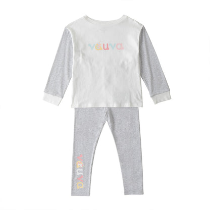 Girls Long Sleeves Unicorn Sleeping Wear Set