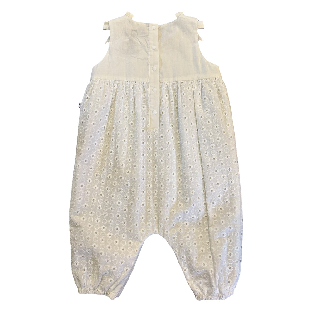 Vauva SS23 Safari - 女嬰動物印花棉質無袖連身衣