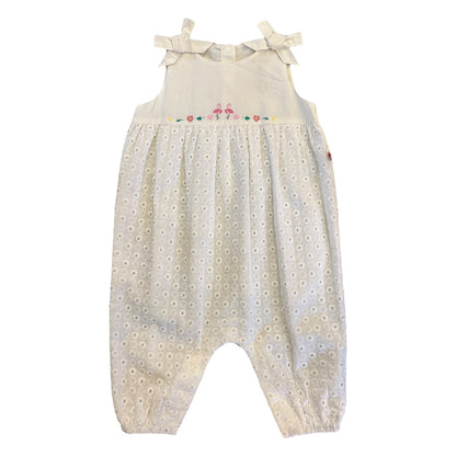 Vauva SS23 Safari - 女嬰動物印花棉質無袖連身衣