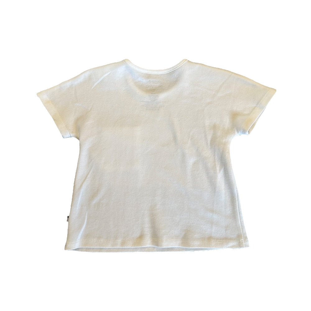 Vauva SS23 Safari-男嬰實心棉短褲袖袖子T卹