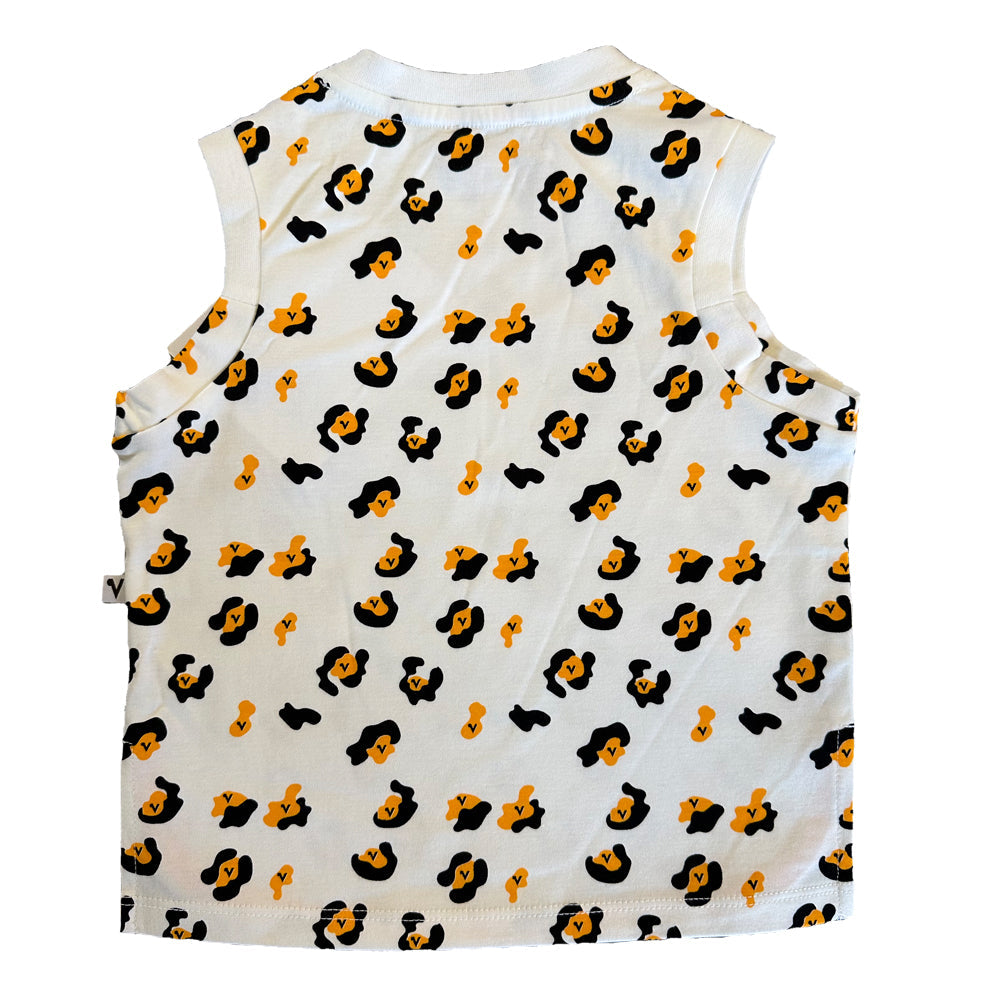 Boys Leopard Print Cotton Vest