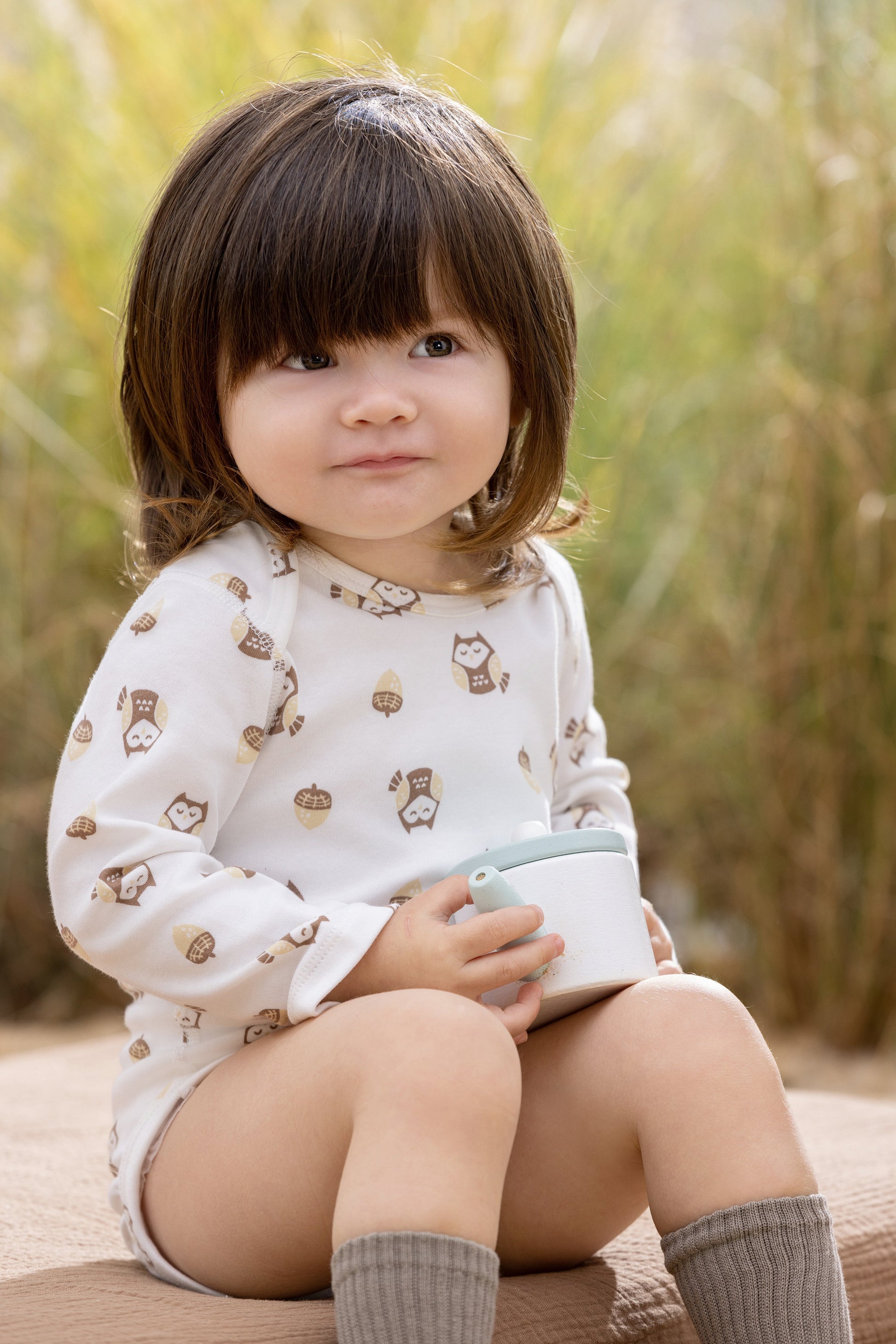 Vauva BBNS - Baby Anti-bacterial Organic Cotton Bodysuits (2-pack) model image front -02