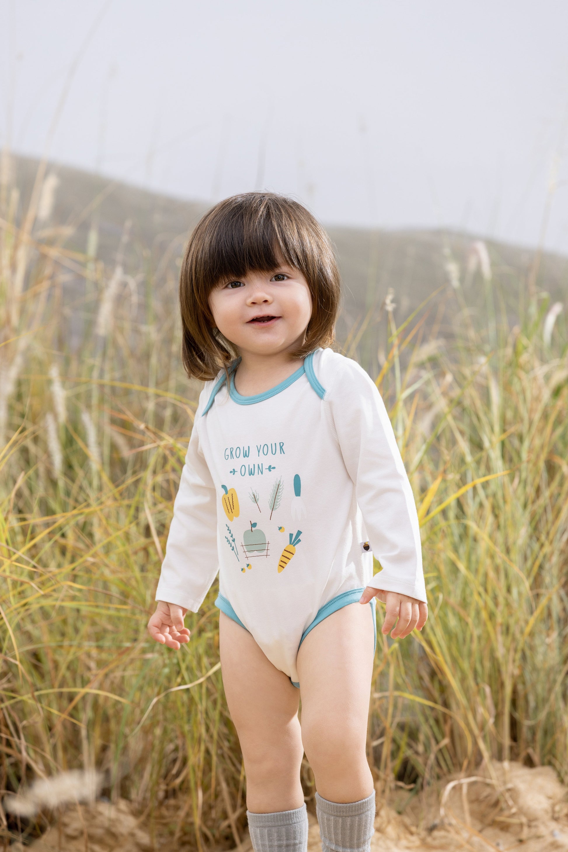Vauva BBNS - Organic Cotton Pastoral Style Bodysuits (2-pack) model front