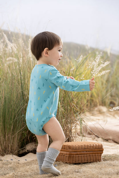 Vauva BBNS - Organic Cotton Pastoral Style Bodysuits (2-pack) model side-02