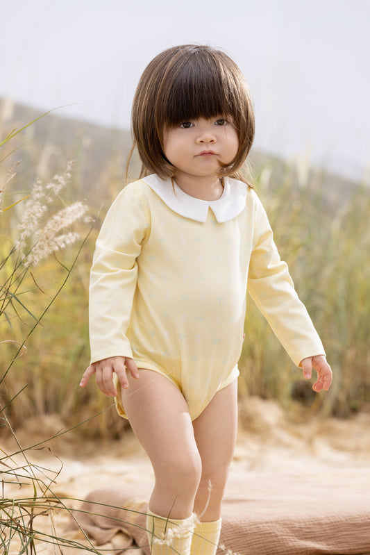 Vauva BBNS - Organic Cotton Square Collar Bodysuits (2-pack) model image front
