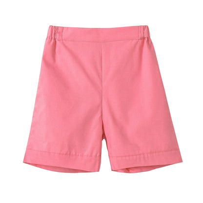 Logo Print Shirt/ Shorts Set